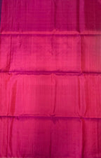 VSA618 - navy blue color body, & pink color pallu , blouse pure silk saree
