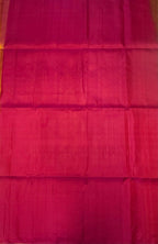 VSA619 - yellow color body & pink color pallu , blouse pure silk saree