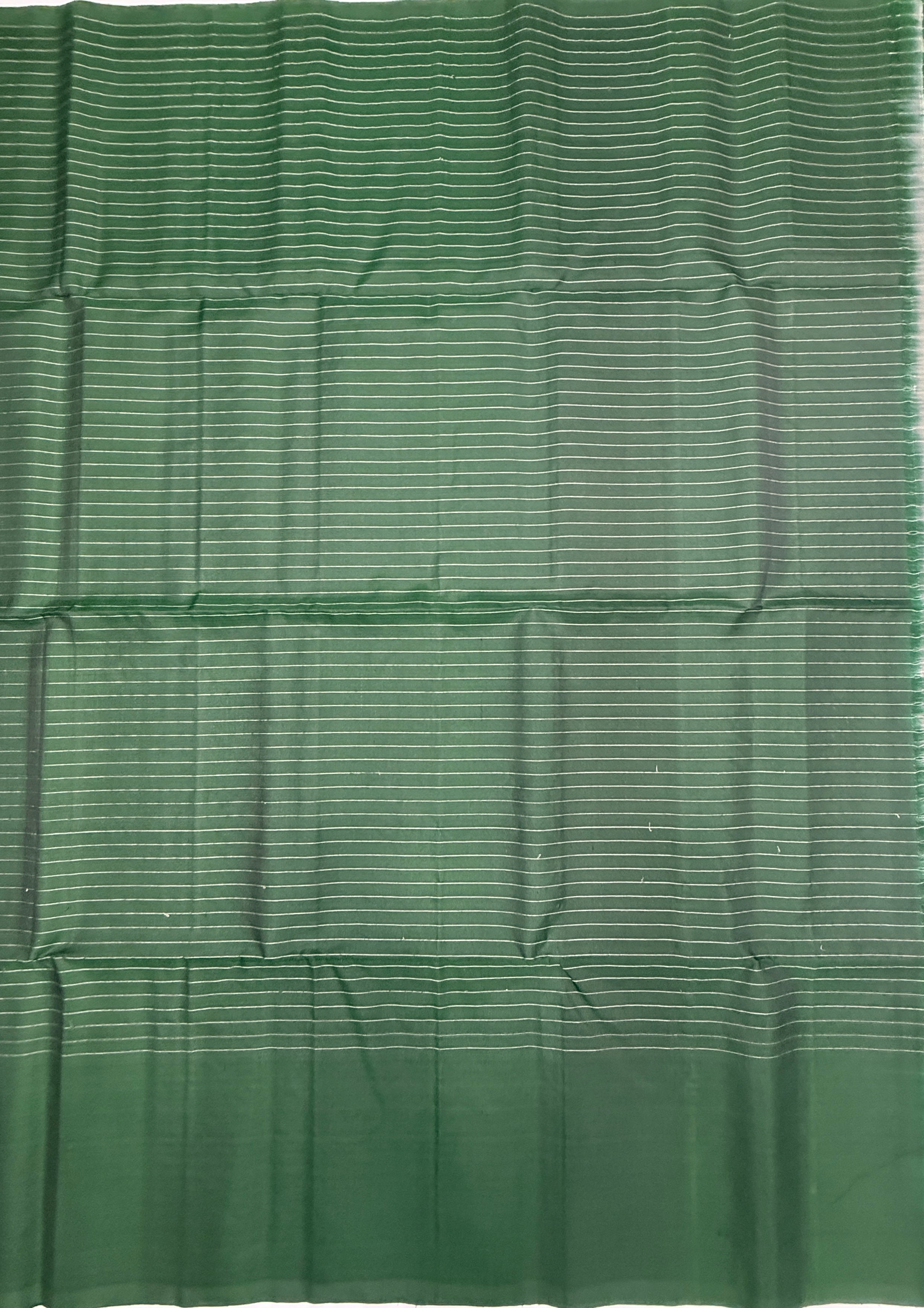 VSF11123 - bottle green color body , color pallu,blouse - Pure silk saree