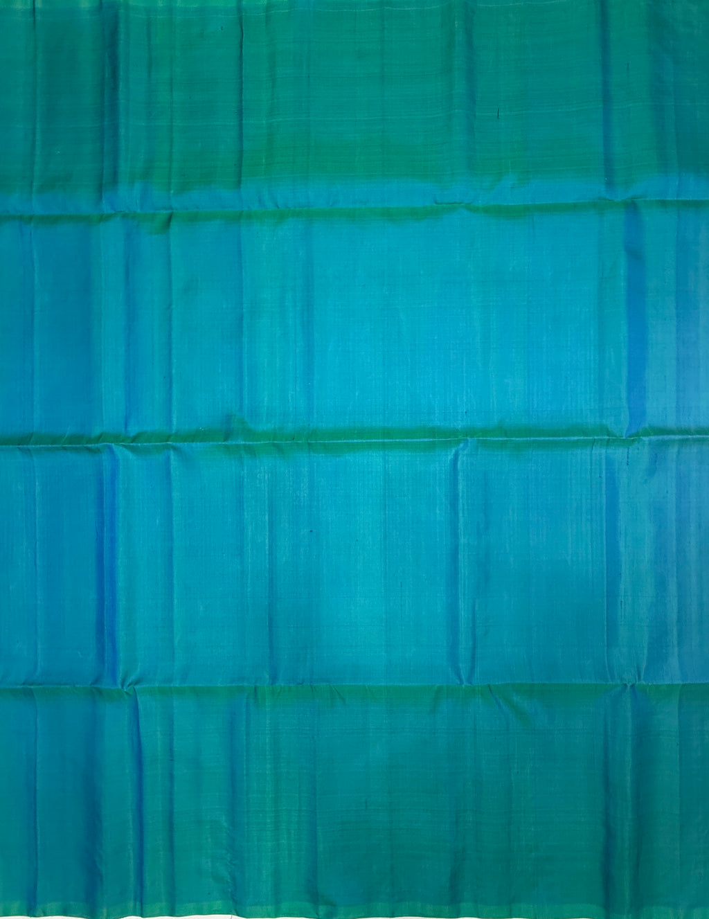 VSBP110 - duaal green color body , color pallu,blouse - Pure silk saree