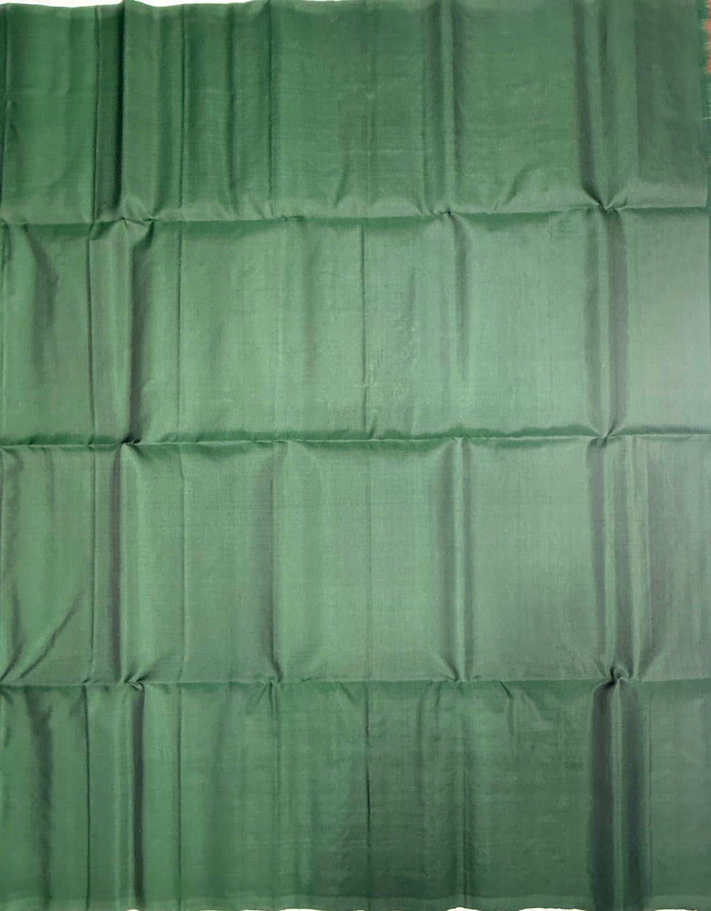VSBP112 - dark green color body , color pallu,blouse - Pure silk saree