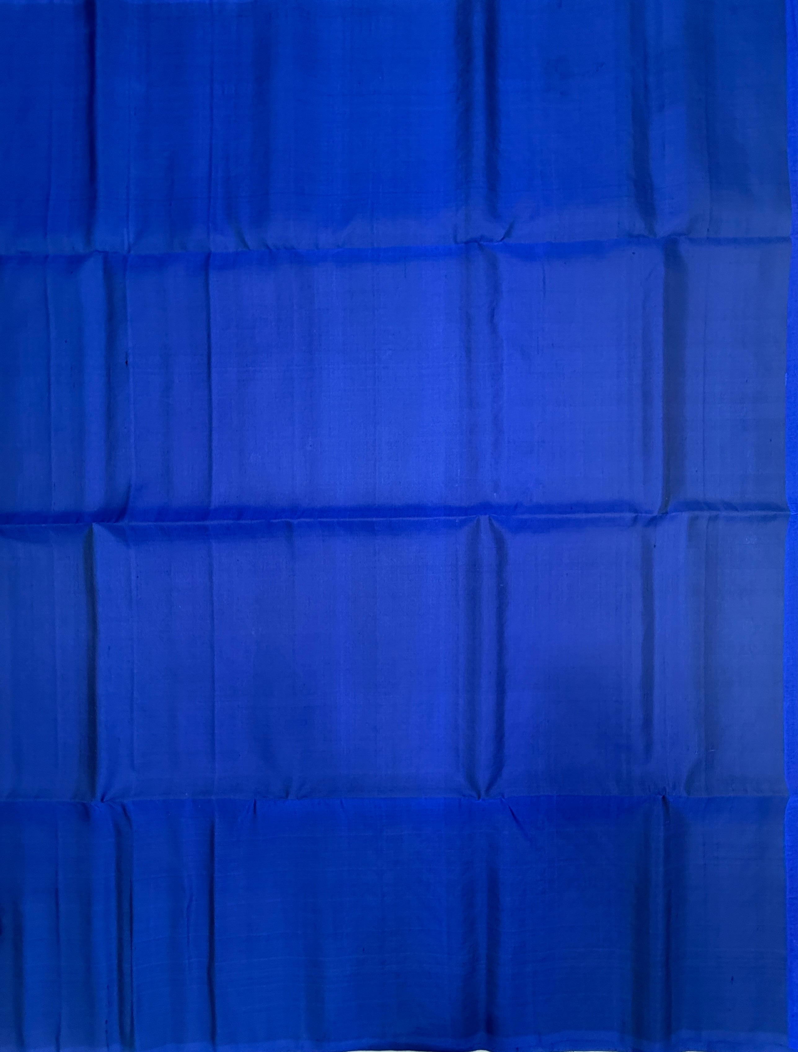 VST275 - royal blue color body , color pallu , blouse - Pure silk saree