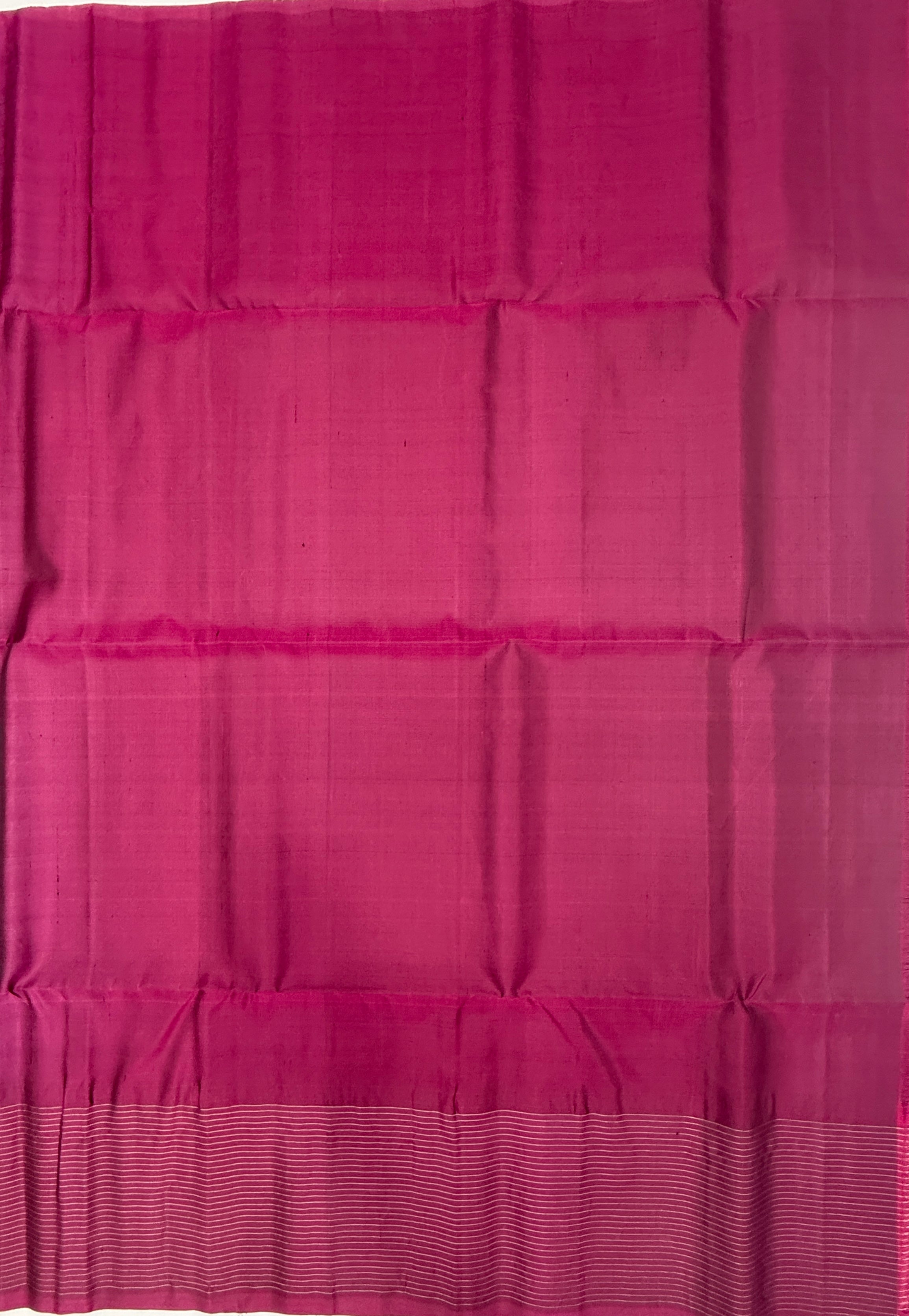 VST277 - black color body , purple color pallu , blouse - Pure silk saree
