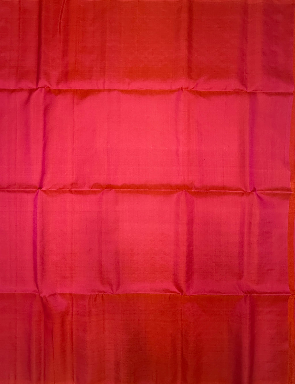 VST284 - ppinkish orange color body , color pallu , blouse - Pure silk saree