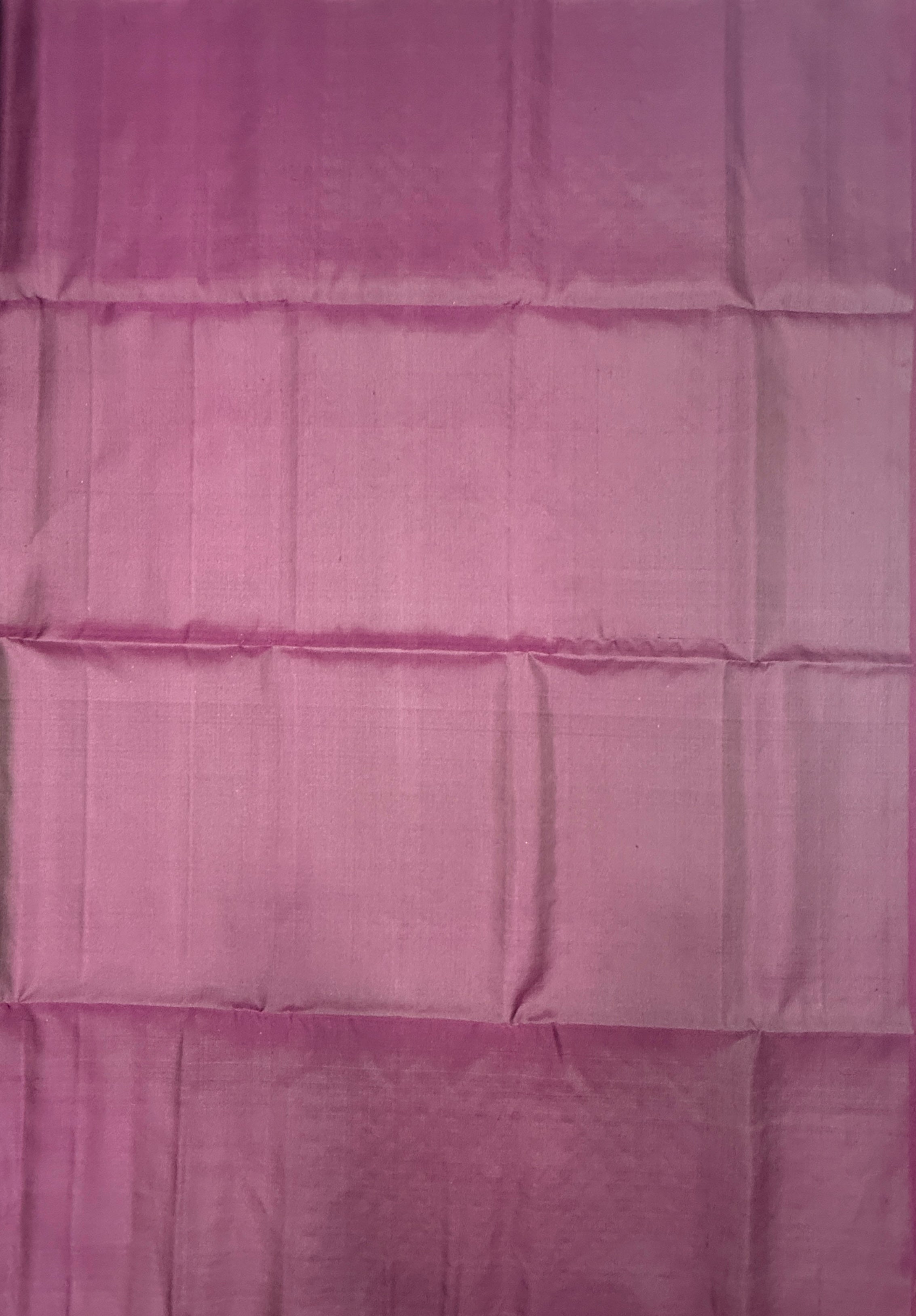 VST287 - purple color body , color pallu , blouse - Pure silk saree