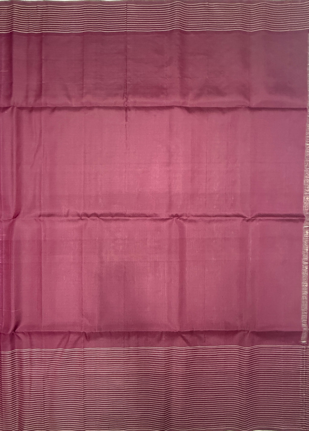 VST295 - light lavender color body , purple color pallu , blouse - Pure silk saree