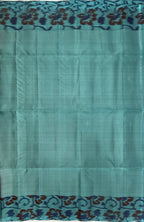 VSM381 - purple color body , sky blue color pallu , blouse
