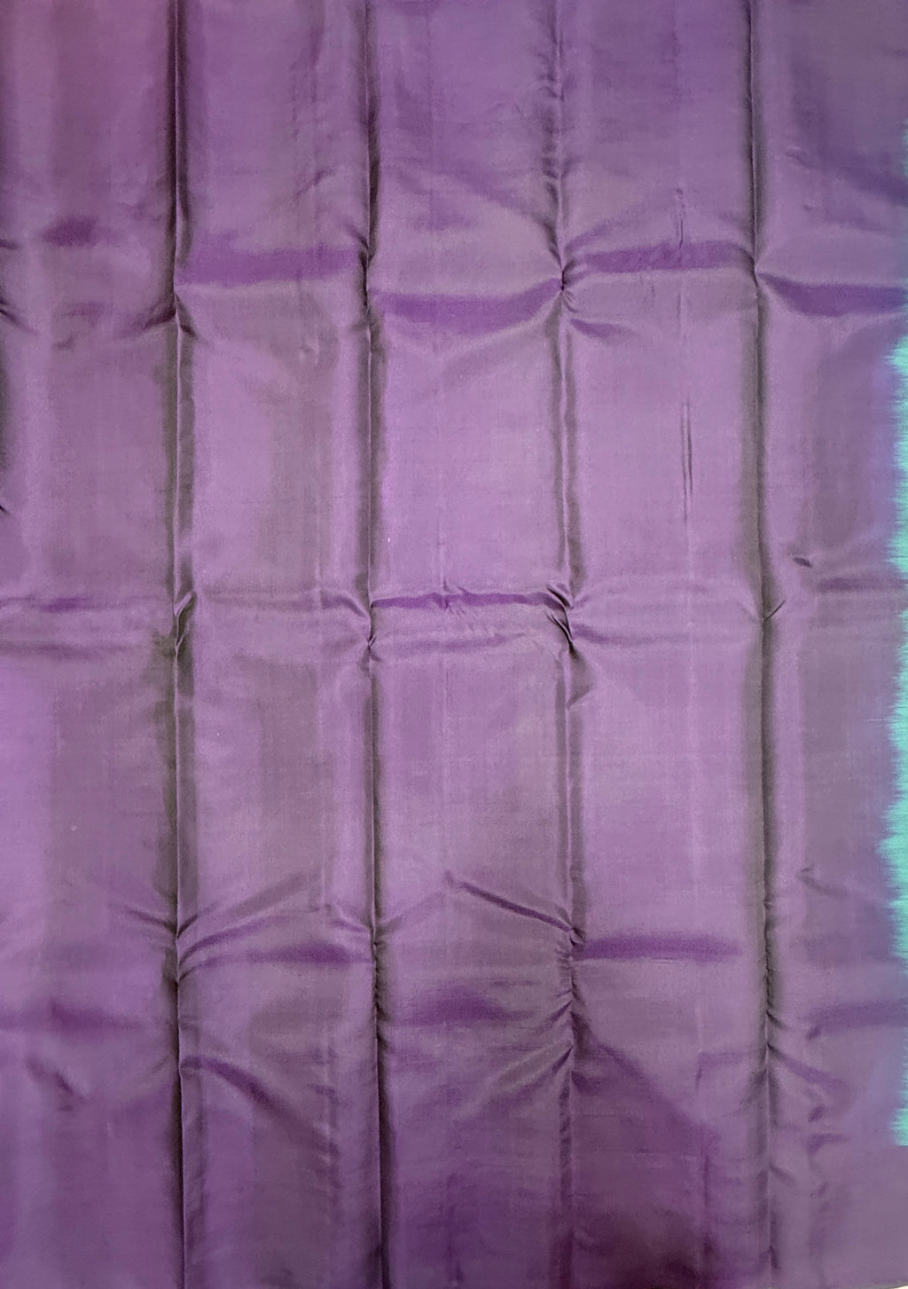 VSM393 - pastel blue color body , violet color pallu , blouse
