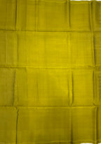 VSM410 - mustard color body , light green color pallu , blouse