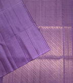 VSP733 - lavender color body , color pallu , blouse - Pure silk saree