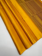 VSP734 - yellow color body , color pallu , blouse - Pure silk saree