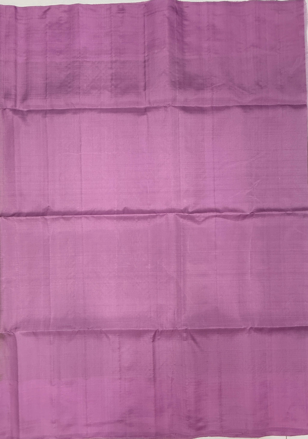 VSF1128 - leaf green color body , light lavender&nbsp;color pallu,blouse - Pure silk saree