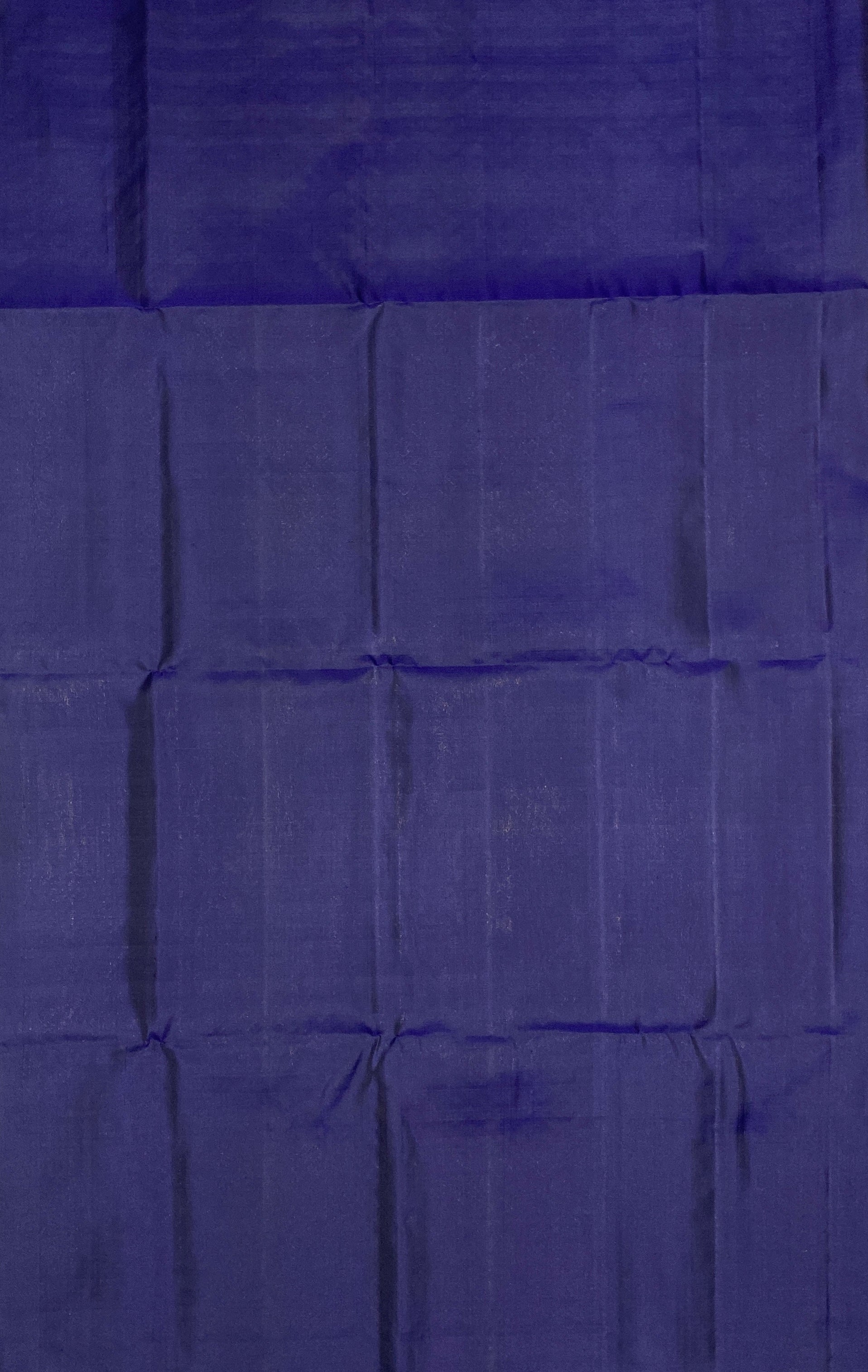 VSA397 - navy blue color body, pallu , blouse pure silk saree
