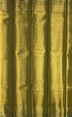 VSAS897 - light golden color body , bottle green color pallu , blouse.