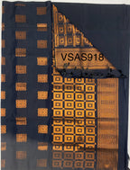 VSAS918 - black color body ,pallu , blouse.