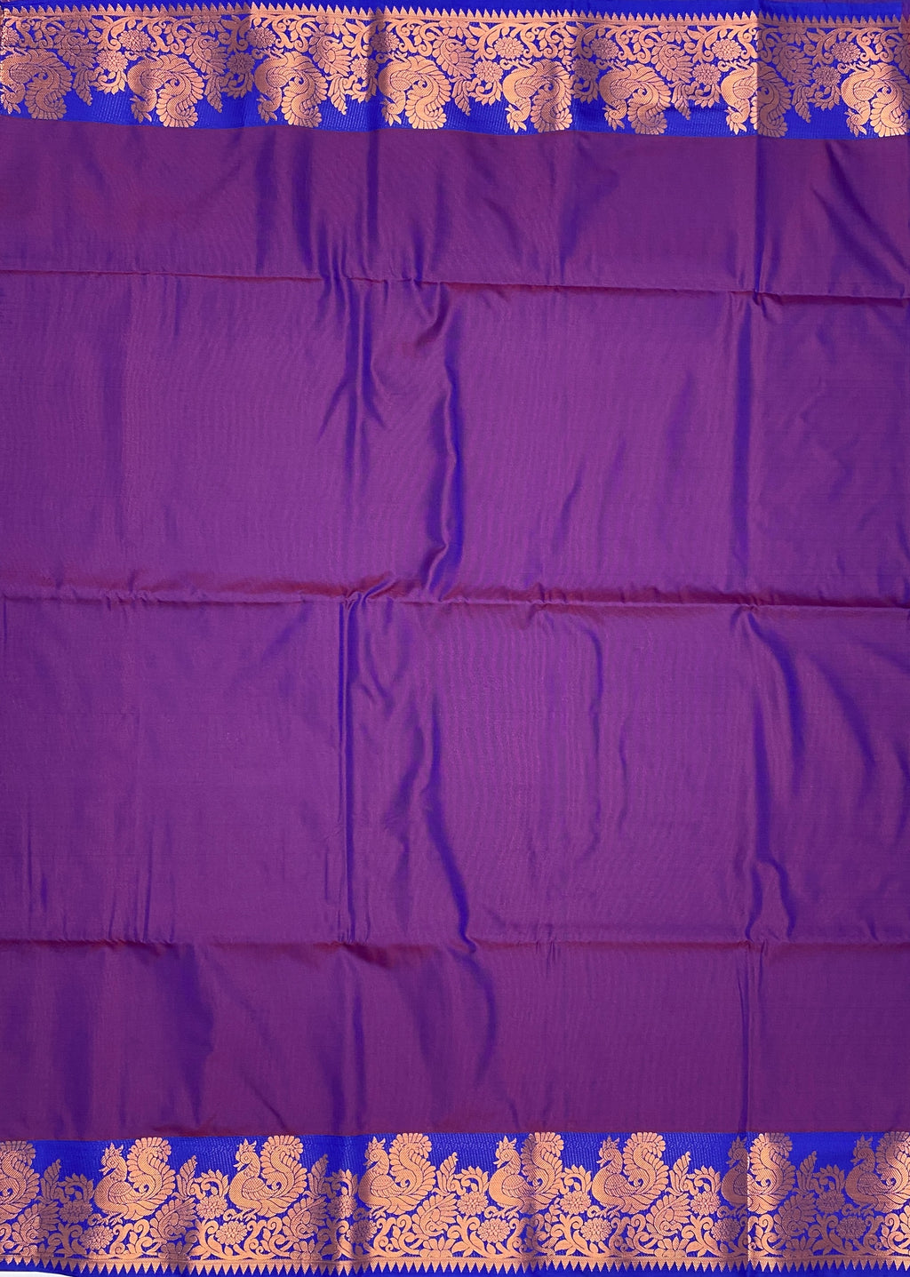 VSAS144 - purple color body , violet color pallu , blouse.