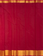 VSKC96 - bottle green color body , dark pink color pallu , blouse.