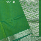 VSC149 - dual tone green color body,pallu,blouse.