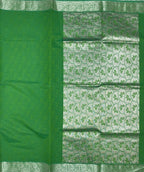 VSC149 - dual tone green color body,pallu,blouse.