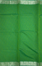 VSC149 - dual tone green color body,pallu,blouse.