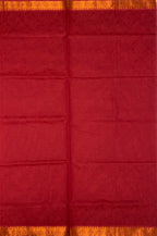 VSC156 - dark red color body,pallu,blouse.