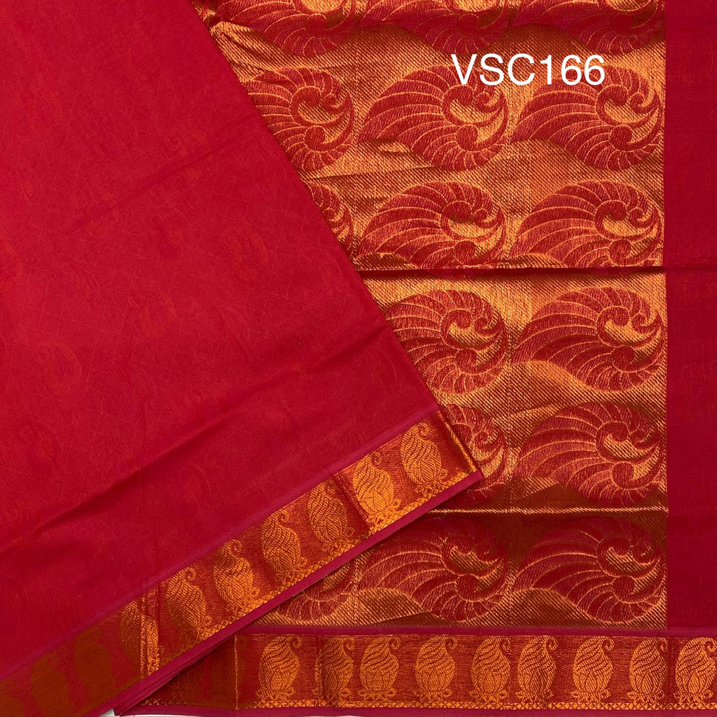 VSC166 - dual tone pink color body,pallu,blouse.