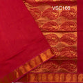 VSC166 - dual tone pink color body,pallu,blouse.