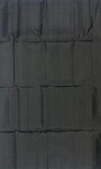 VSS308 - black color body, pallu , blouse pure silk saree