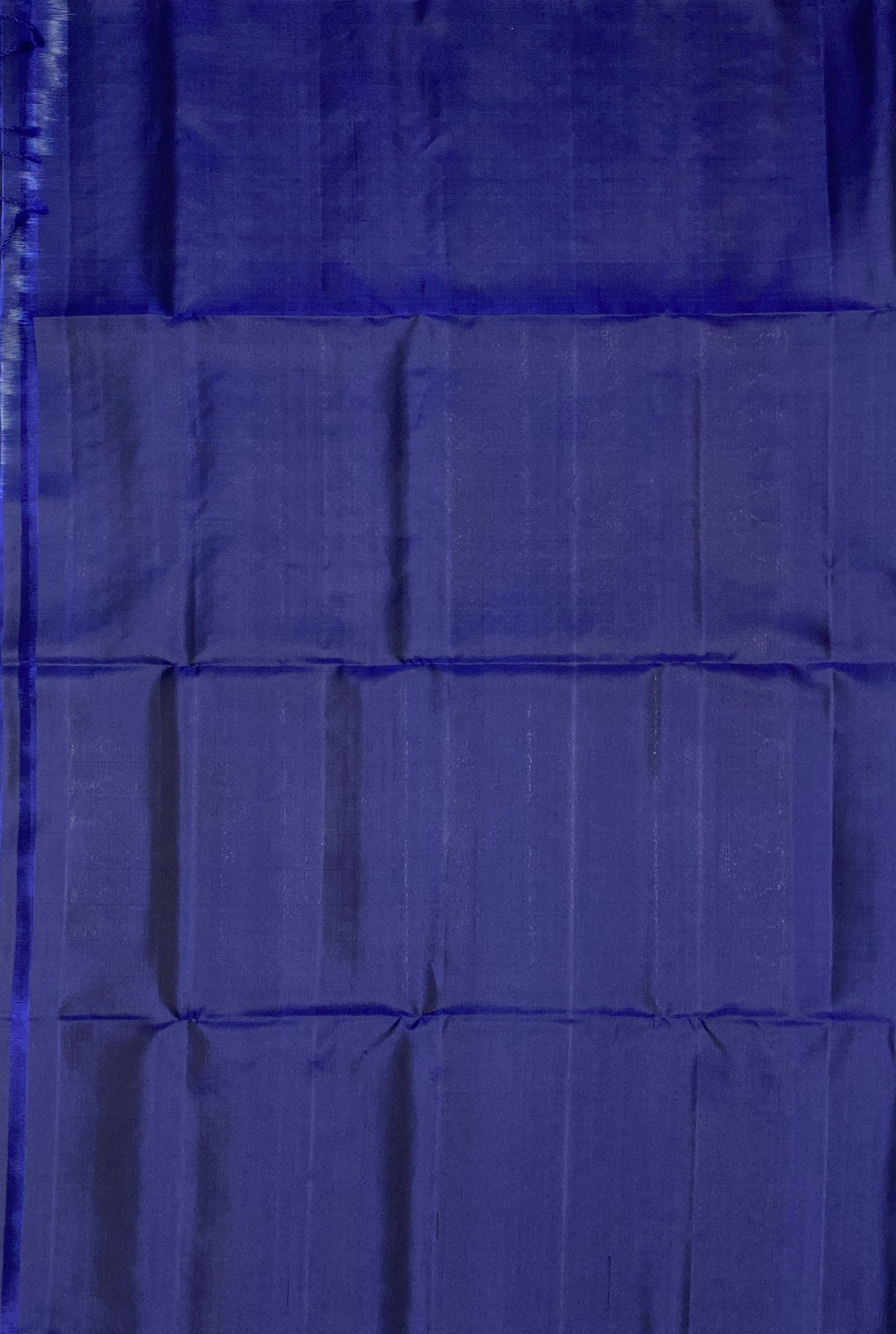 VSS313 - navy blue color body, pallu , blouse pure silk saree