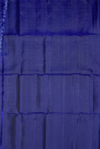 VSS313 - navy blue color body, pallu , blouse pure silk saree
