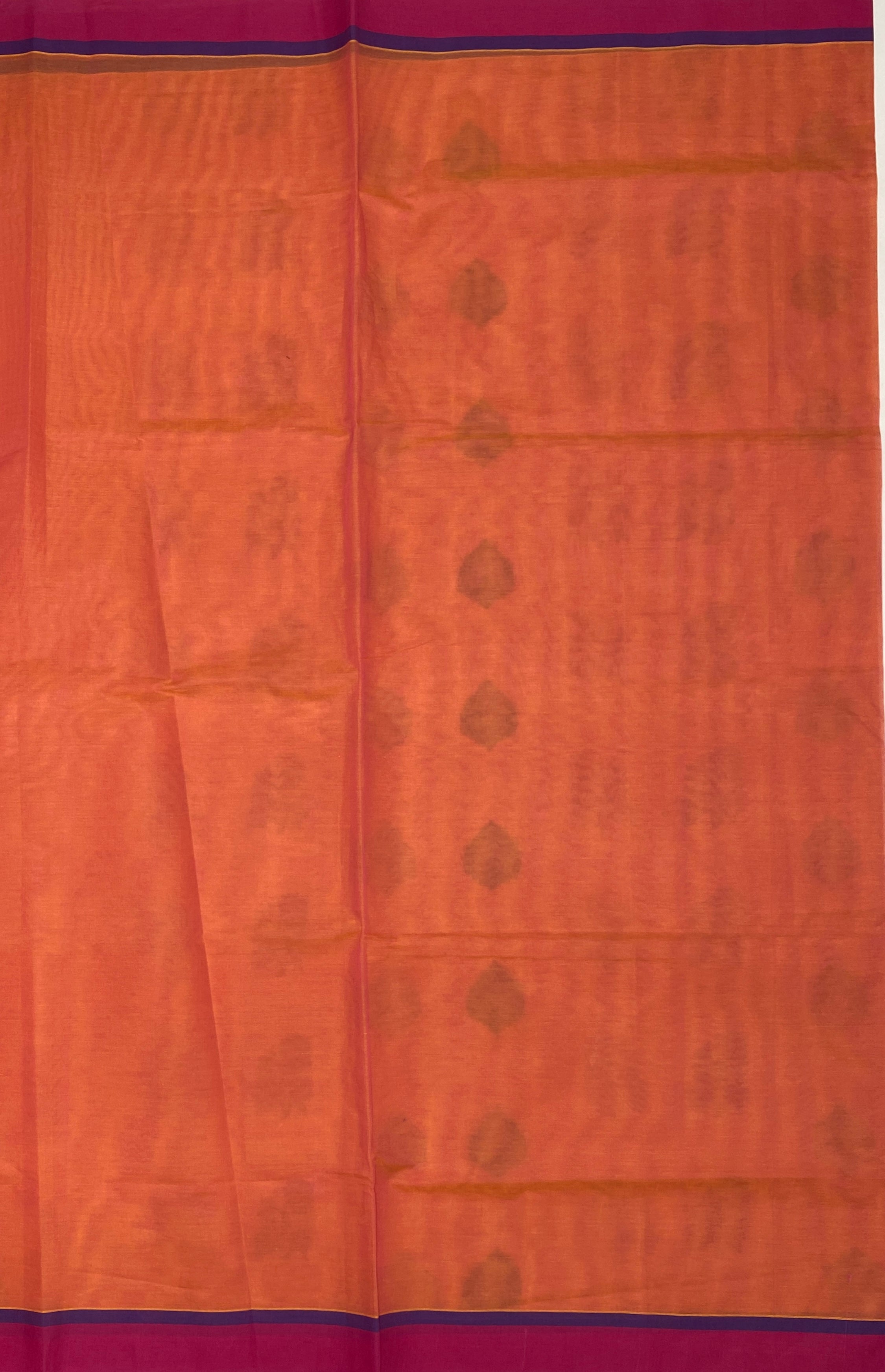 VSC260 - dark peach color body,pallu,blouse.