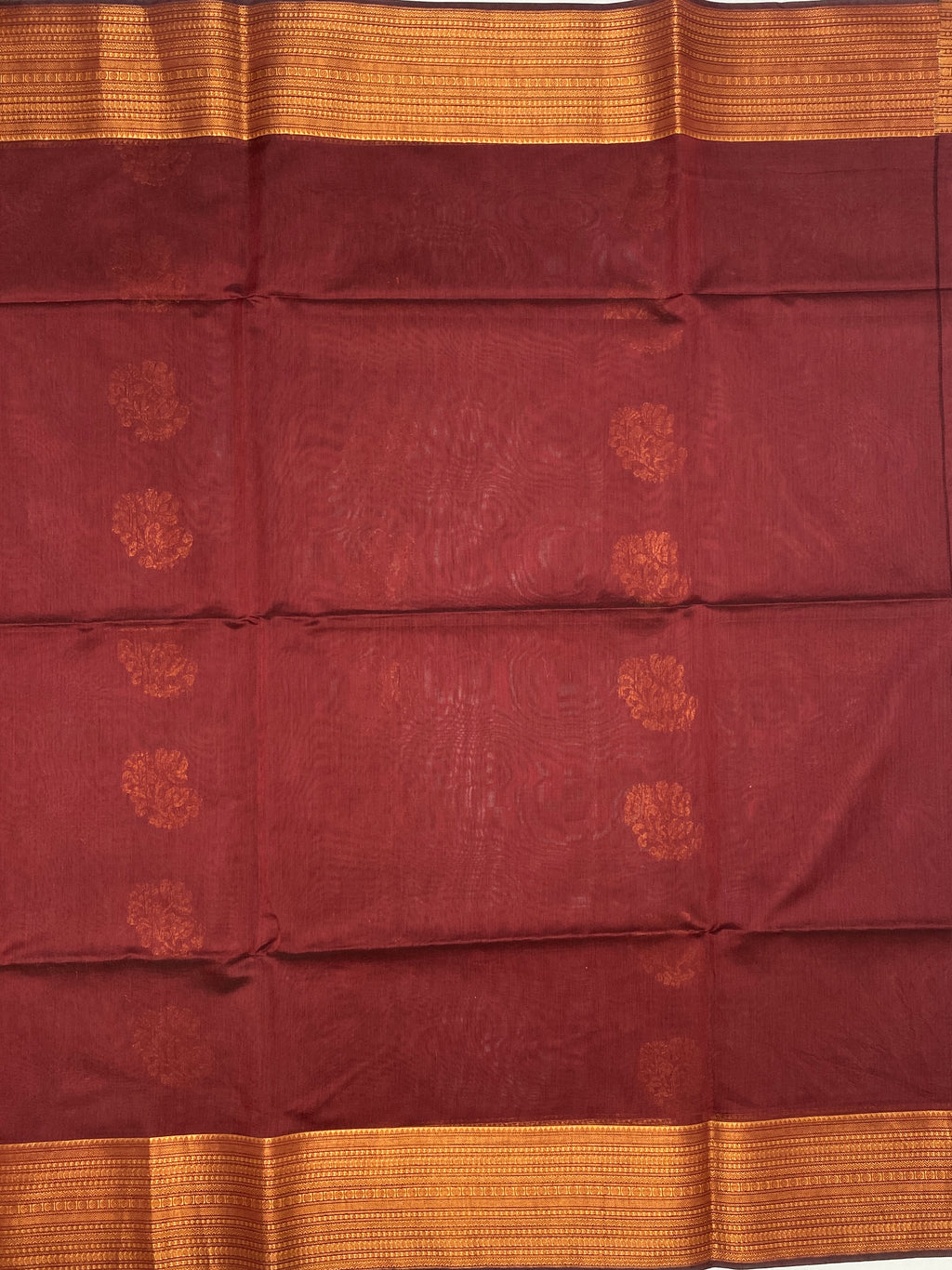 VSKC116 - brown color body , pallu , blouse.