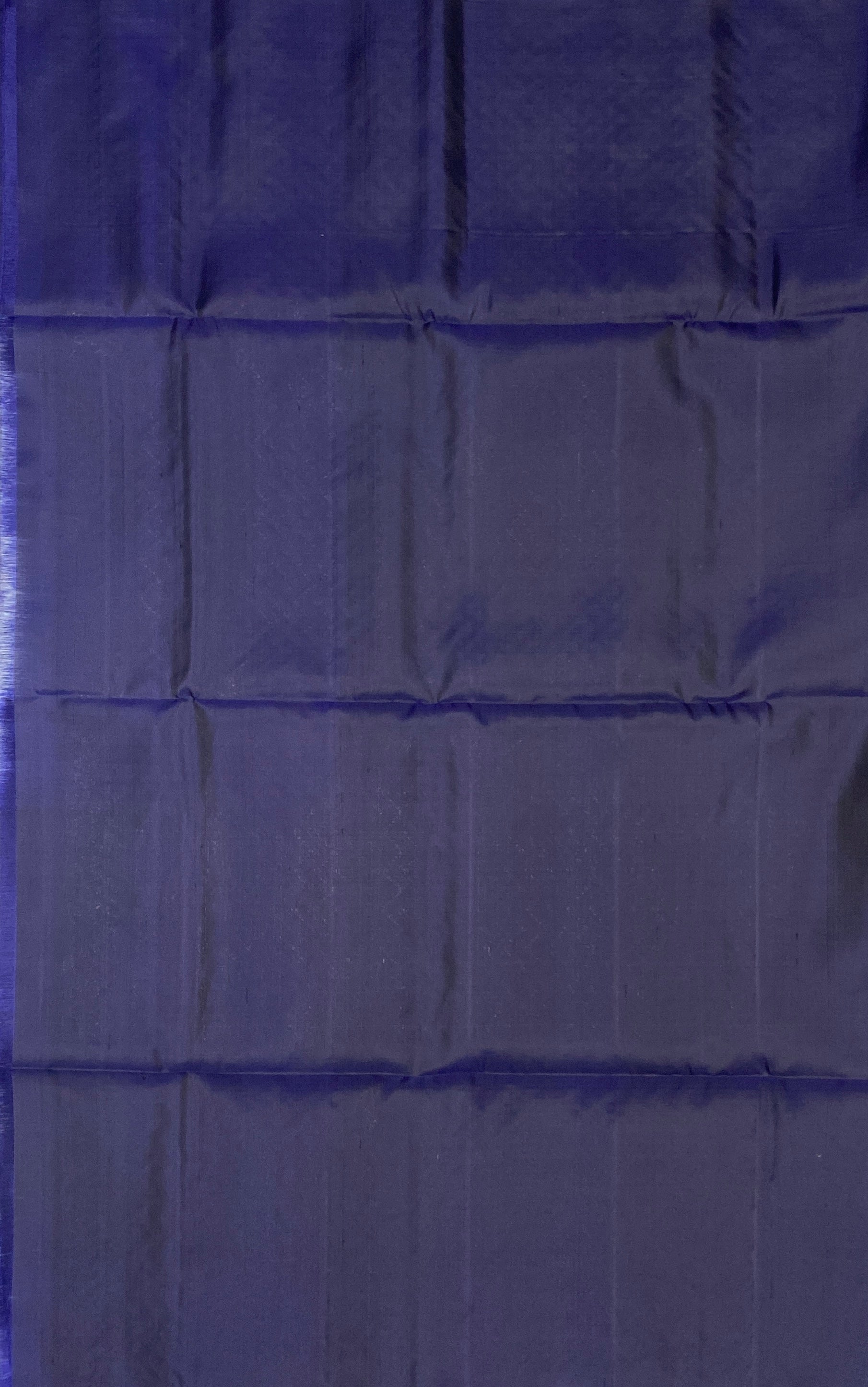 VSS354 - navy blue color body, pallu , blouse pure silk saree