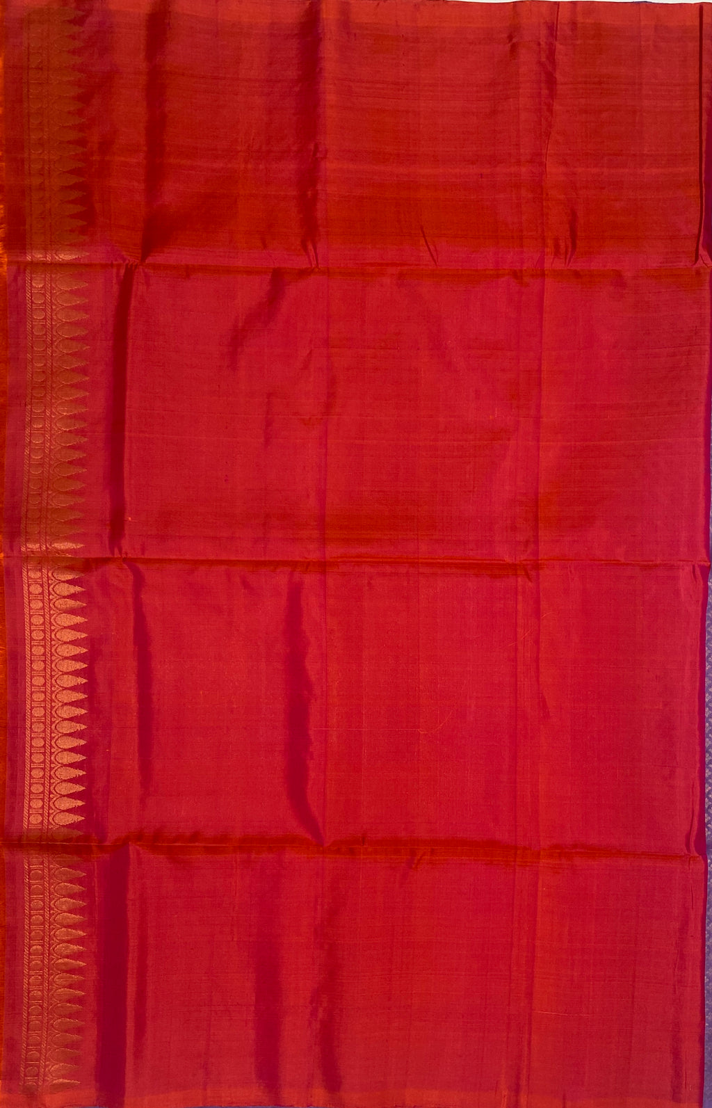 VSA309 - lavender color body & pinkish ornage color pallu , blouse pure silk saree