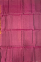 VST340 - honey brown color body , purple color pallu , blouse - Pure silk saree