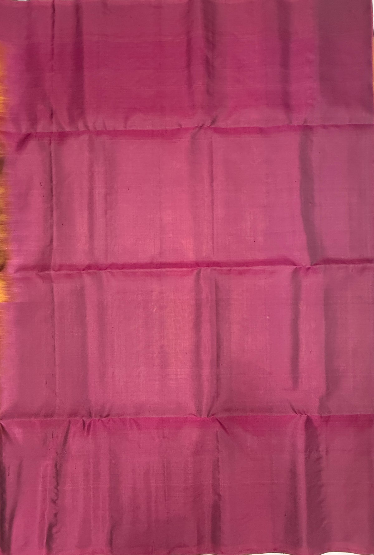 VST340 - honey brown color body , purple color pallu , blouse - Pure silk saree