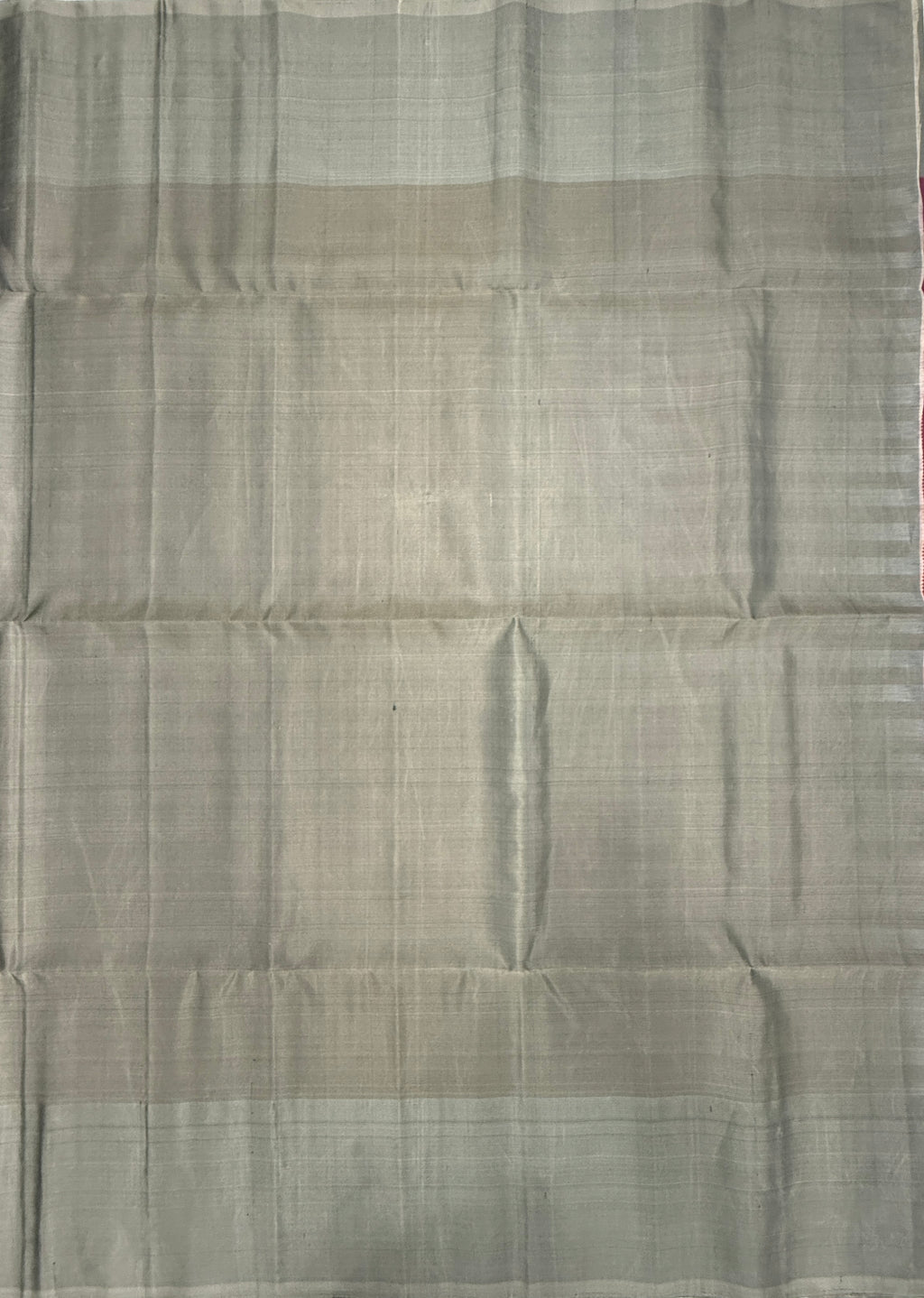 VST345 - purple color body , grey color pallu , blouse - Pure silk saree