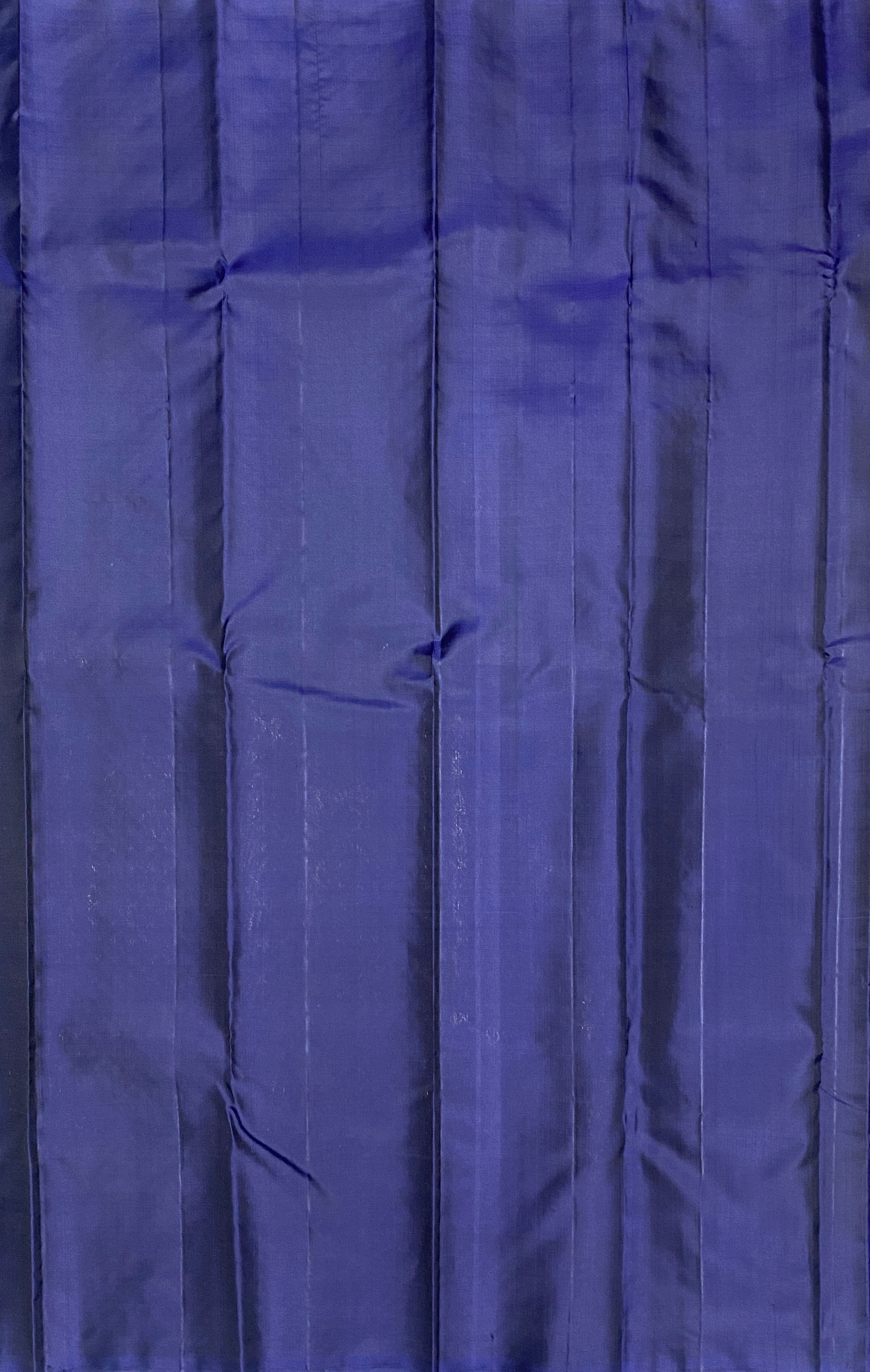 VSCB386 - dark violet color body , ink blue color pallu , blouse - Pure silk saree