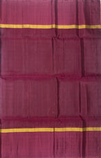 VSBP45 - peacock green color body & purple color pallu,blouse - Pure silk saree