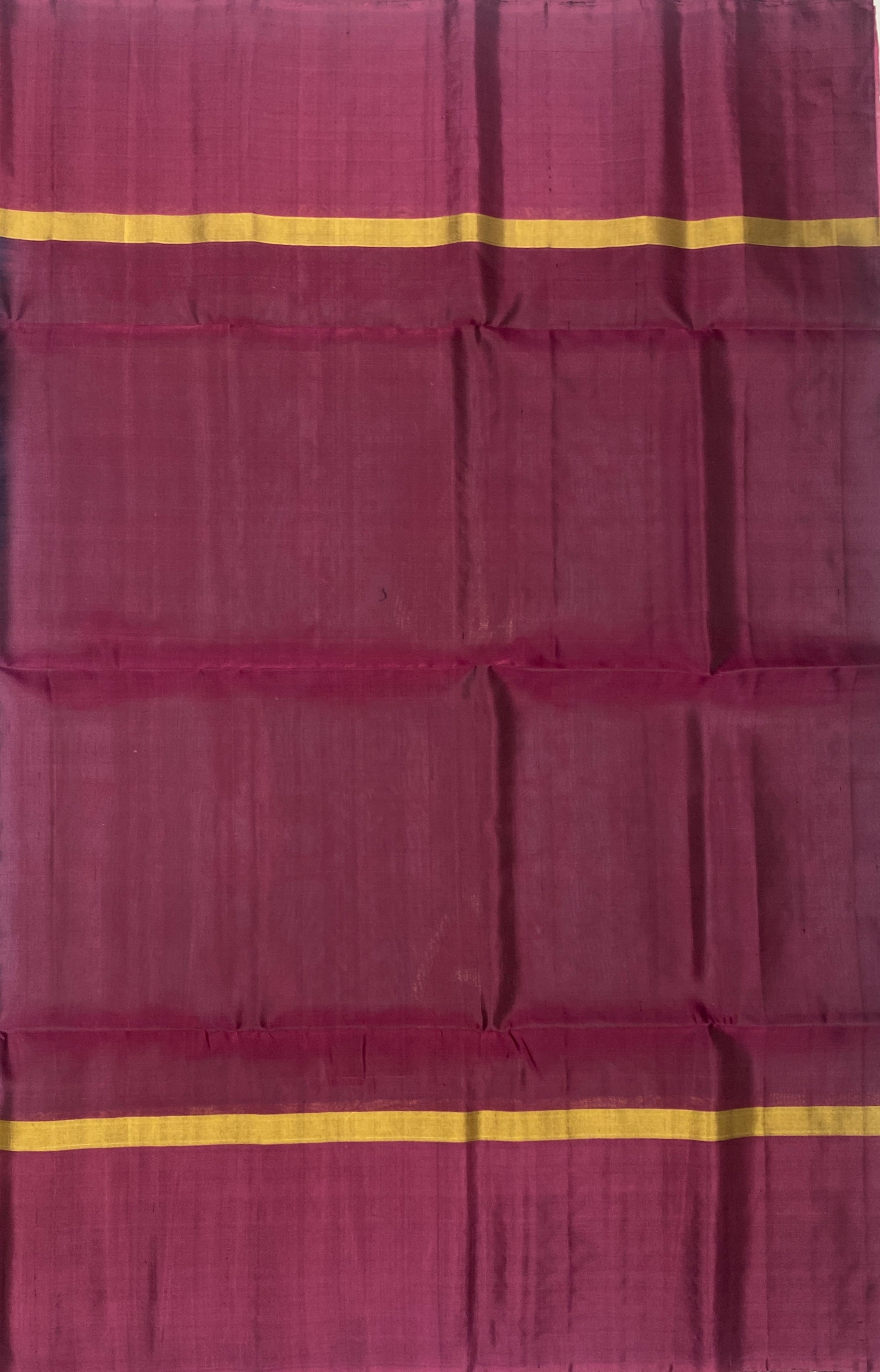 VSBP45 - peacock green color body & purple color pallu,blouse - Pure silk saree