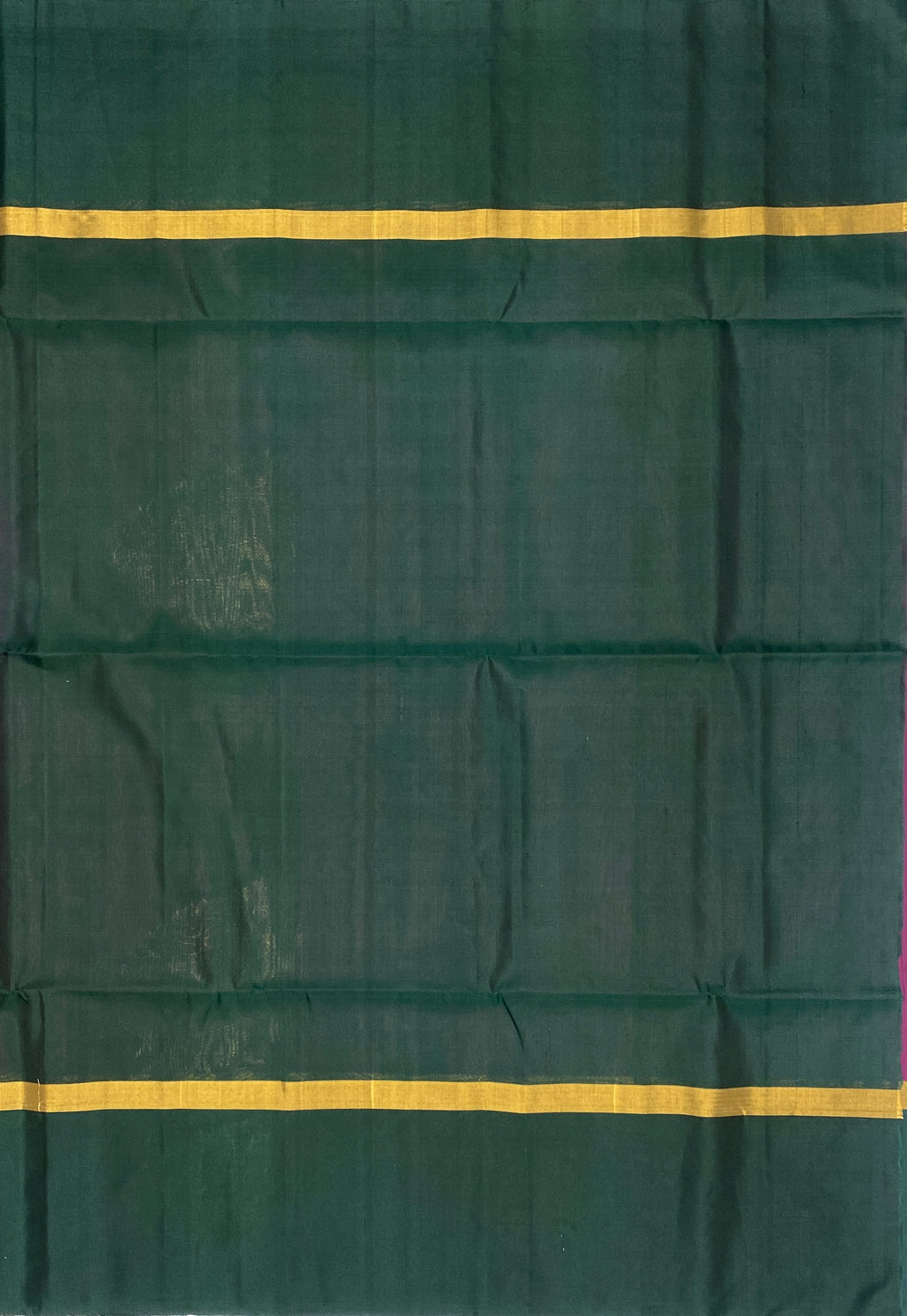 VSBP30 - purple color body, bottle green color pallu,blouse - Pure silk saree