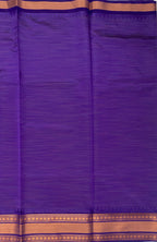 VSKC323 - purple with blue color body , violet color pallu , blouse.