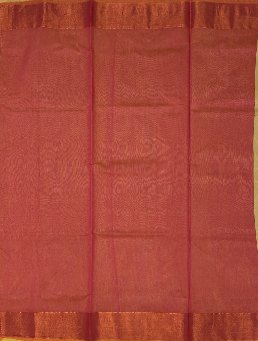 VSKC326 - sandal color body , pink color pallu , blouse.