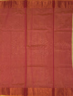 VSKC326 - sandal color body , pink color pallu , blouse.