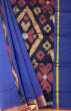 VSKC413 - ink blue color body , pallu , blouse.