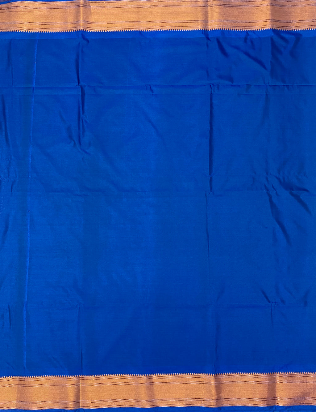 VSAS718 - silver grey color body , navy blue color pallu , blouse.