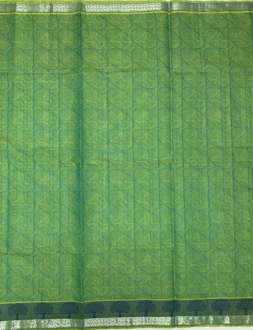 VSC365 - green color body, pallu,blouse.