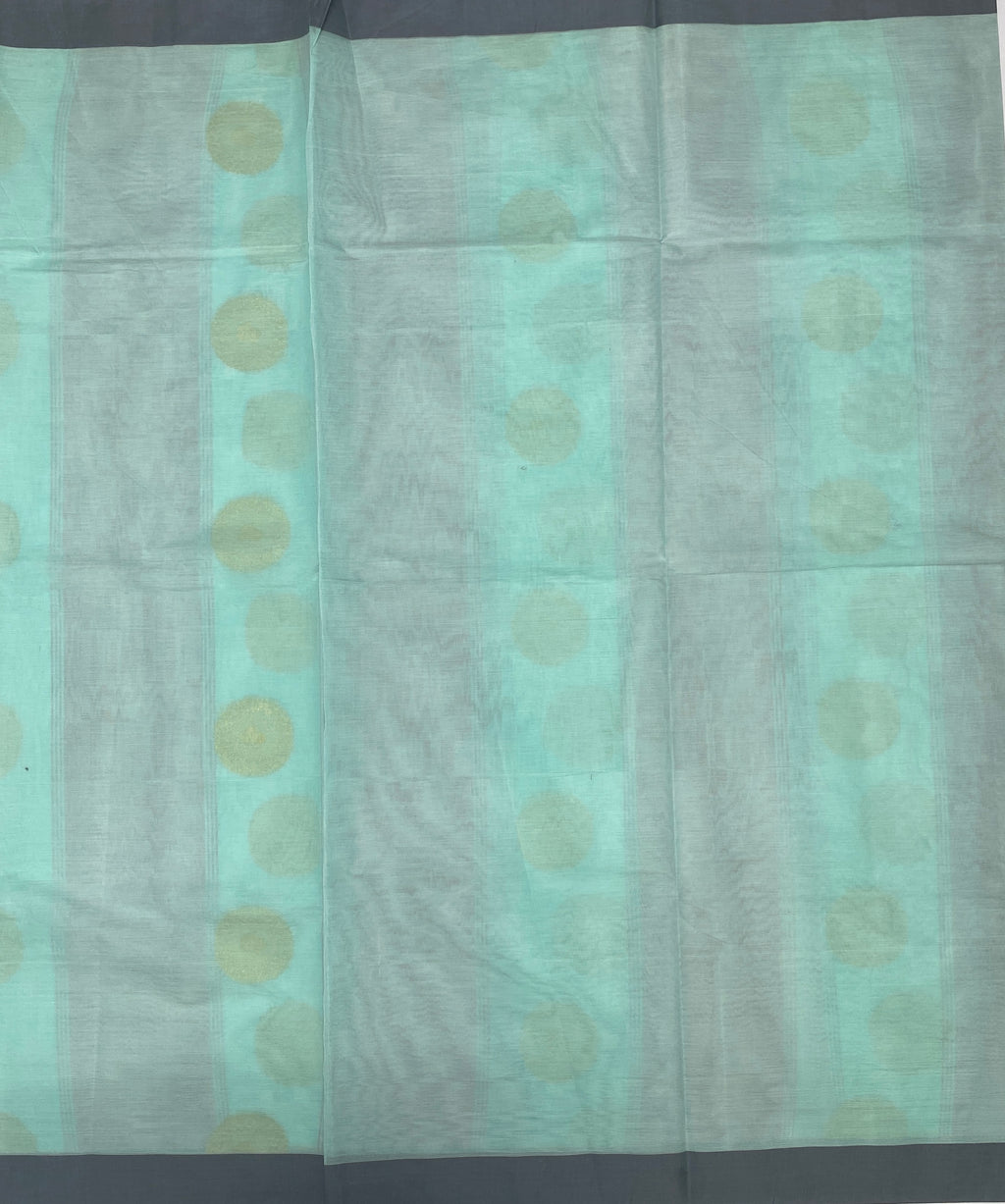 VSC505 - blue with pink color body , blue color pallu,blouse.