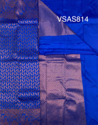 VSAS814 - royal blue color body, pallu , blouse.