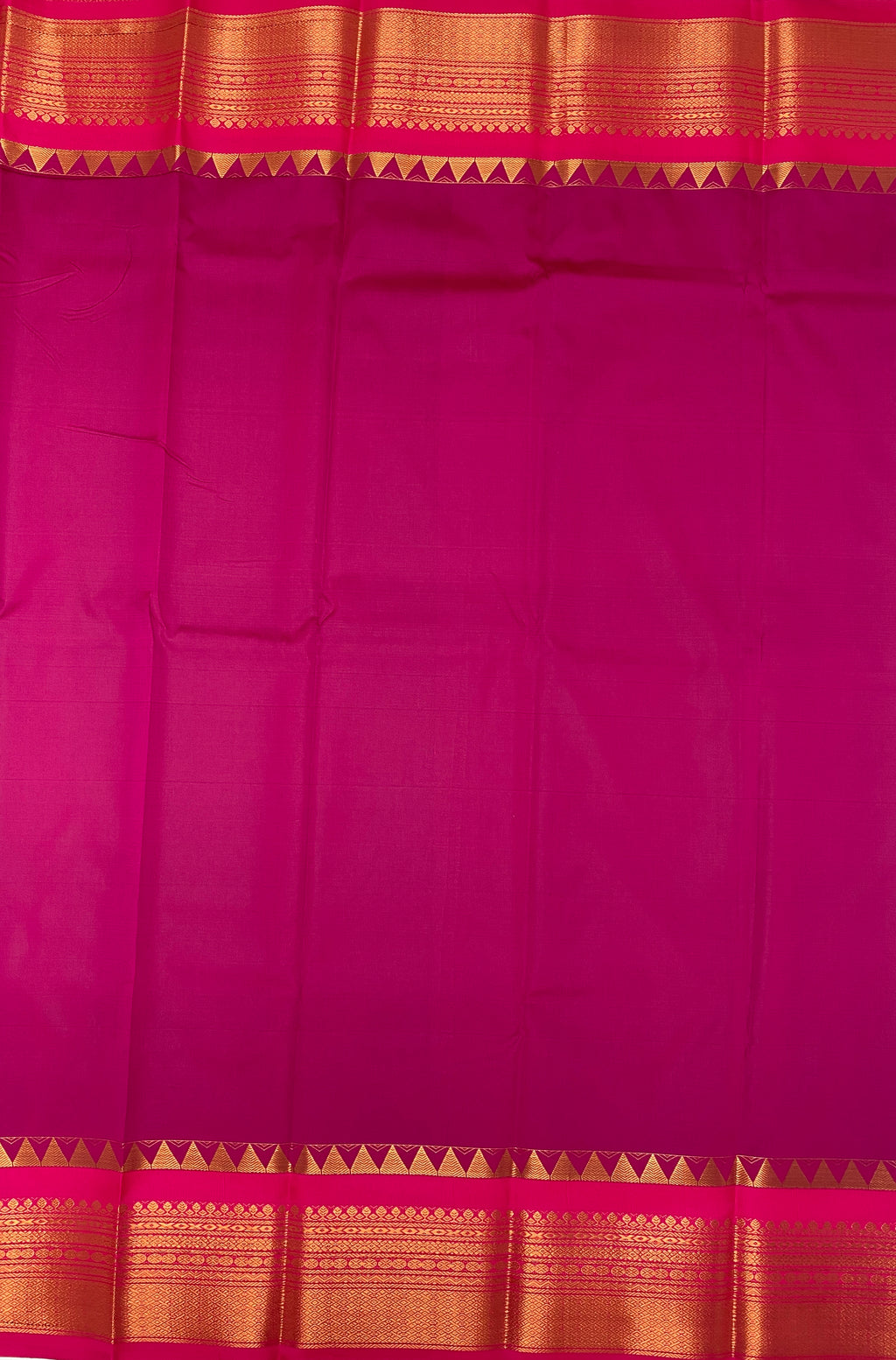 VSAS743 - dark green color body , pink color pallu , blouse.